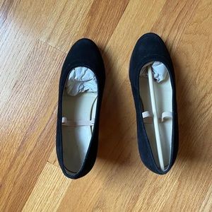 Black Flamenco Shoes size 4 1/2 made in Spain